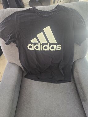 Adidas Black Logo Tee